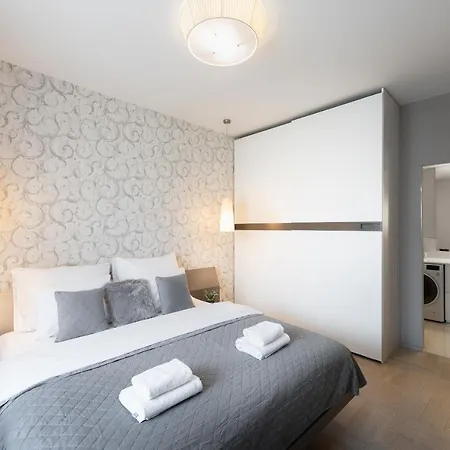 New Luxury Apt With Ac&parking In The Center Of * Praga